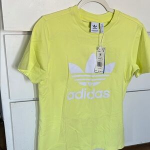 Adidas Lemon Tee with White Logo